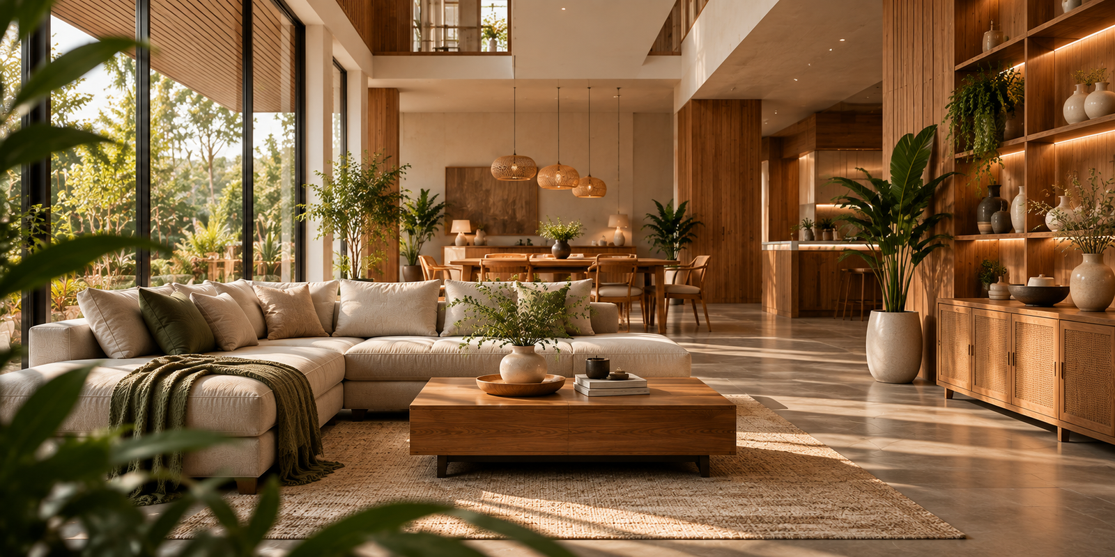 Interior showroom furniture modern