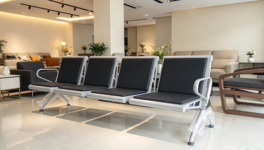 Kursi Tunggu Bandara Premium Ada Jok 4 Seater