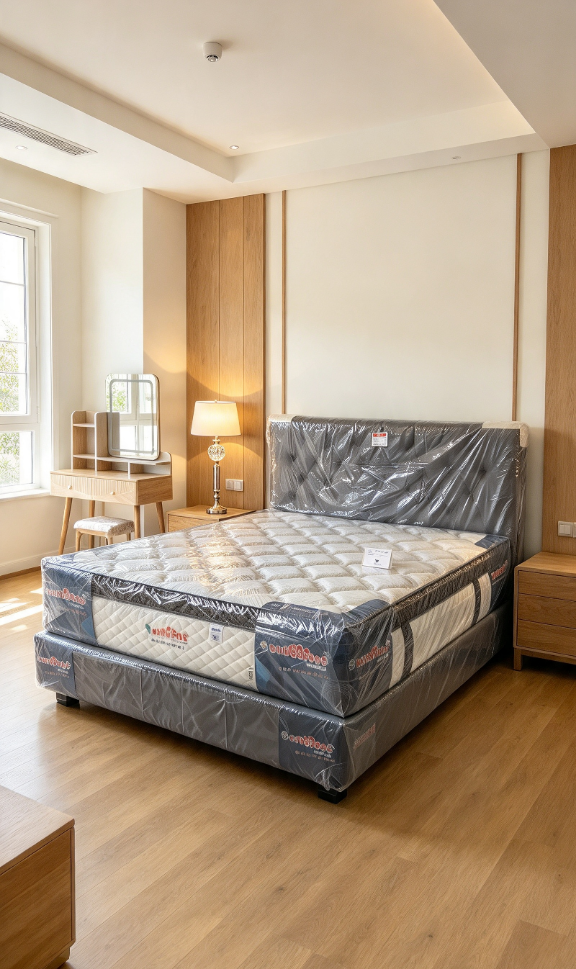 Spring Bed Set Elegance Plush Top uk. 160x200 cm
